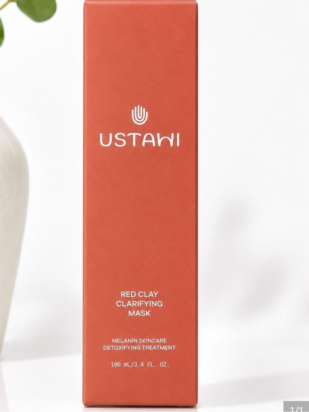 USTAWI Red Clay Clarifying Mask
100mL Detox Face Mask Made in
France NIB